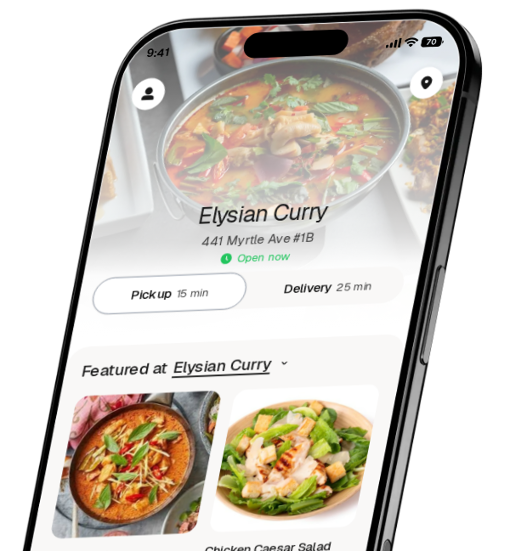 Elysian Curry app preview