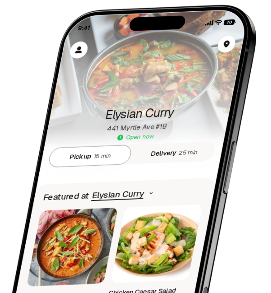 Elysian Curry app preview