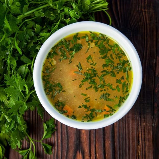Full Lemon Pepper Coriander Soup.