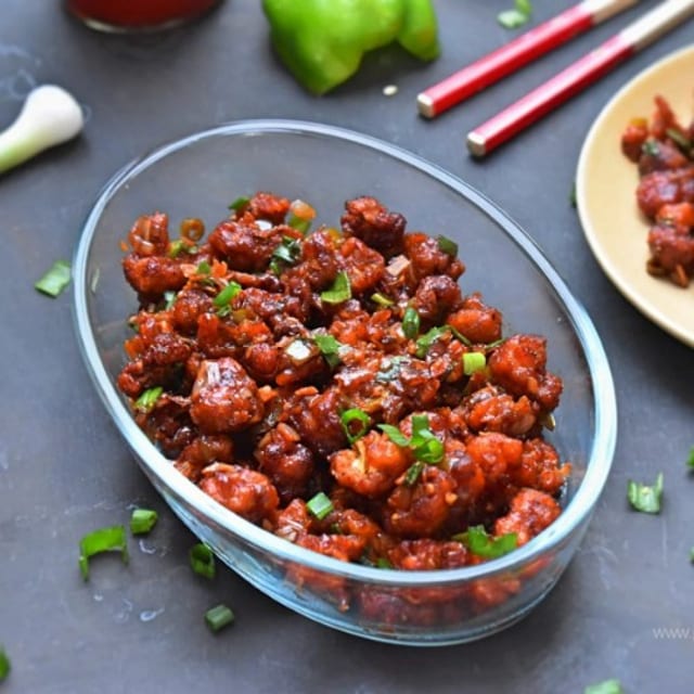 Manchurian Dry with New Flavours.