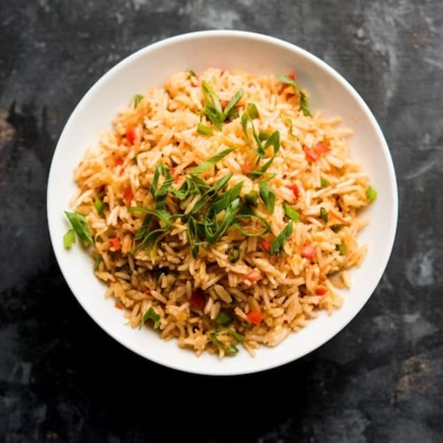 Chilli Garlic Rice.