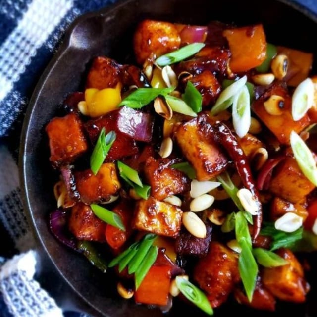 Kung Pao Paneer Dry.