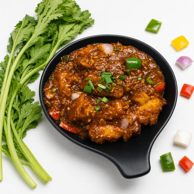 Schezwan Paneer Dry.