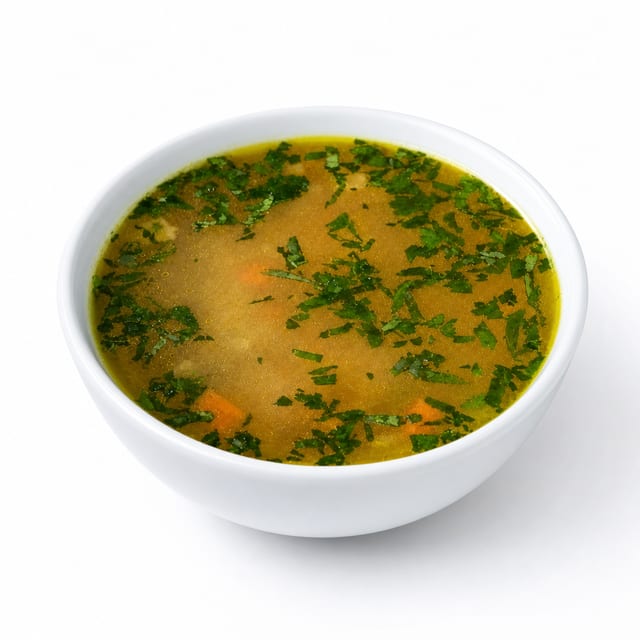 Full Lemon Pepper Coriander Soup.