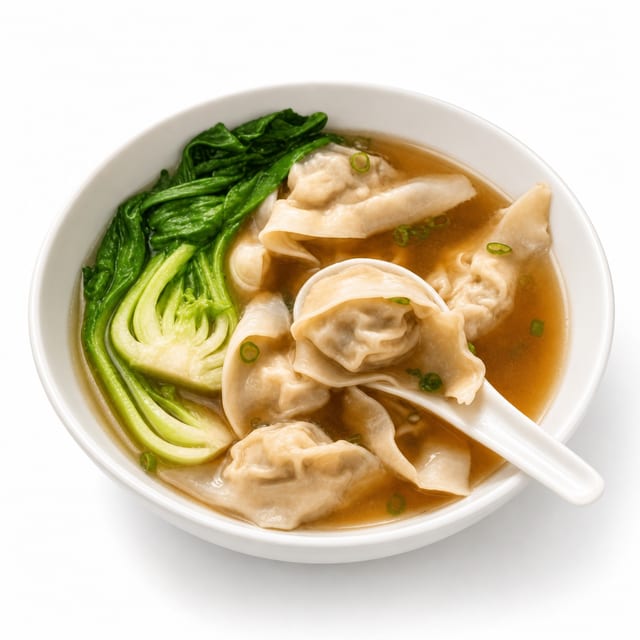 Full Crispy Wonton Soup.
