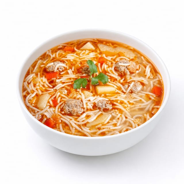 Schezwan Noodle Manchurian Gravy.