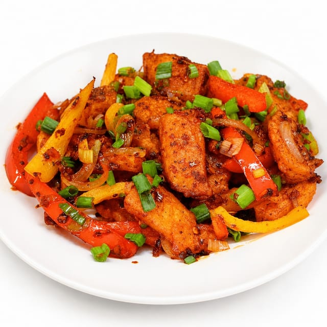 Butter Chilli Garlic Potato Dry.