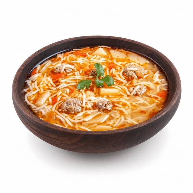 Chilli Garlic Noodle Manchurian Gravy.