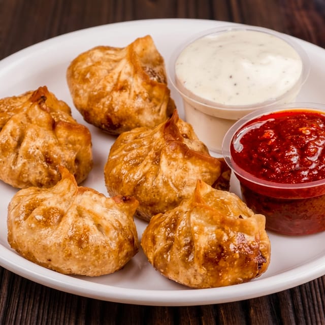 Chicken Fried Momo.