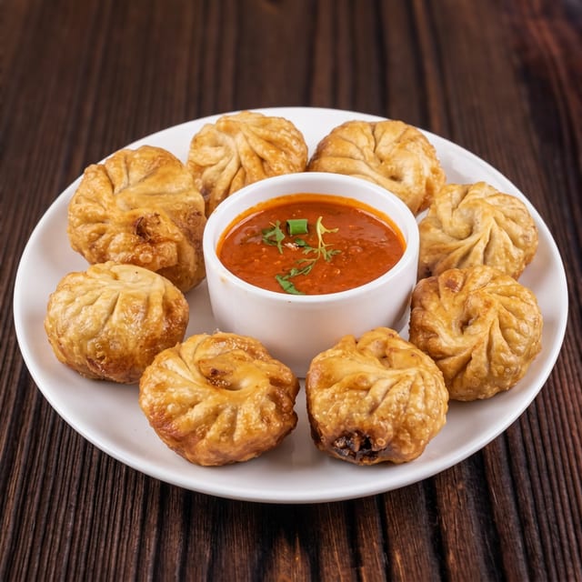 Paneer Fried Momo.