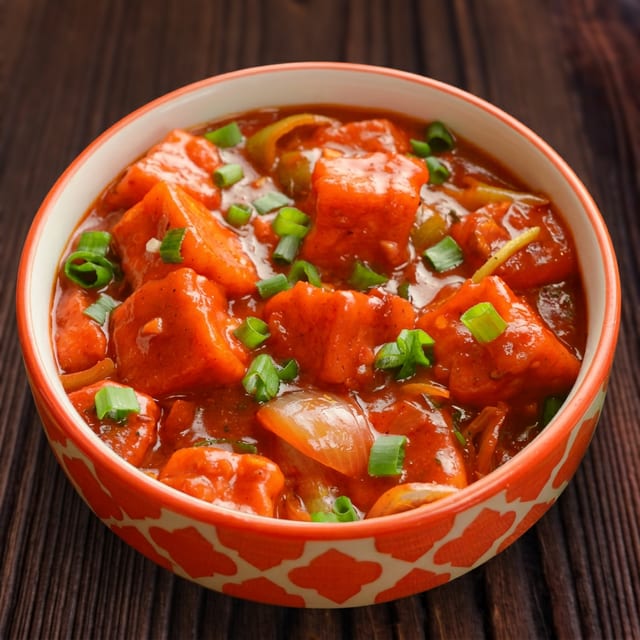 Paneer Chilli Dry.