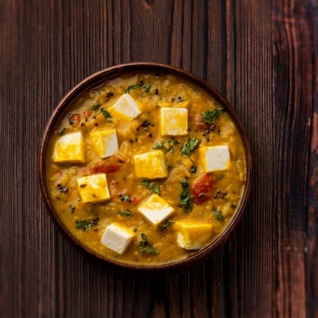 Paneer with Choice of Sauces Gravy.