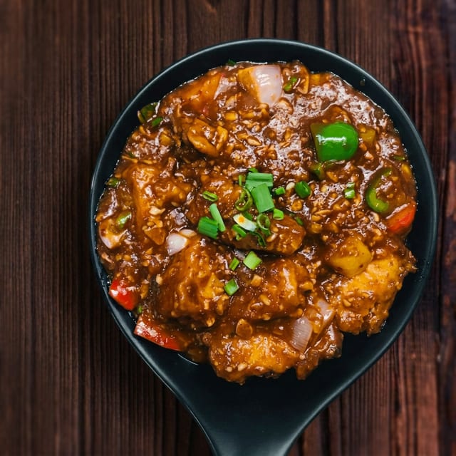 Schezwan Paneer Dry.