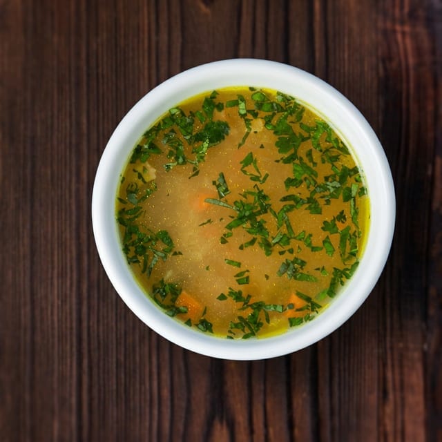 Full Lemon Pepper Coriander Soup.