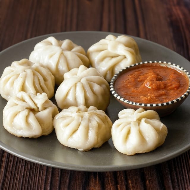 Chicken Steam Momo.