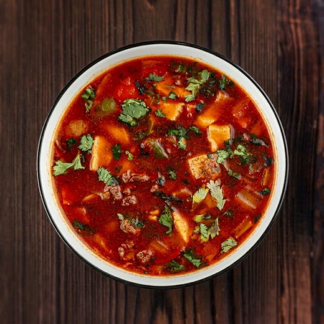 Full Hot 'N' Sour Soup.