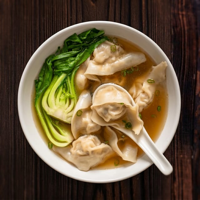 Full Crispy Wonton Soup.
