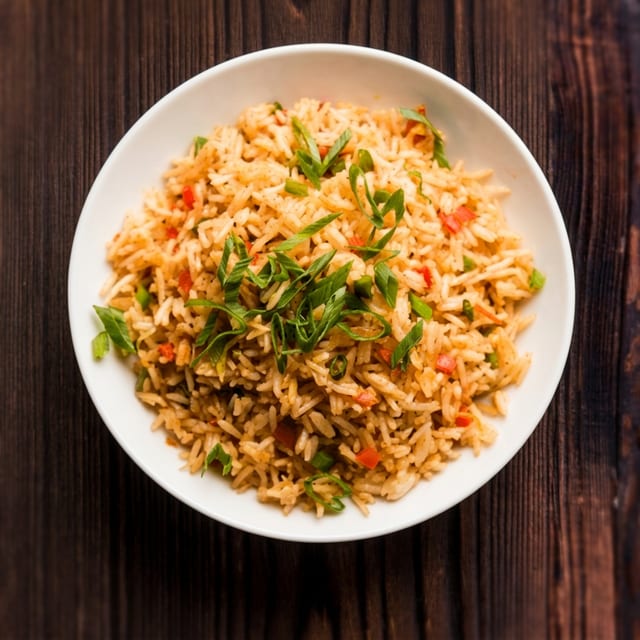 Chilli Garlic Rice.