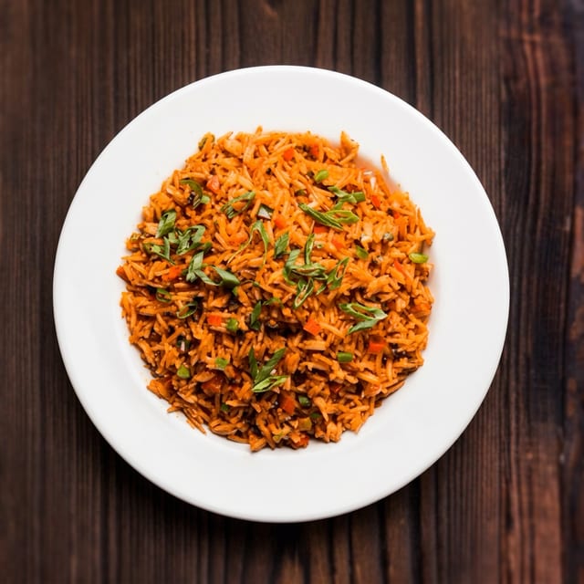 Schezwan Rice Manchurian Gravy.