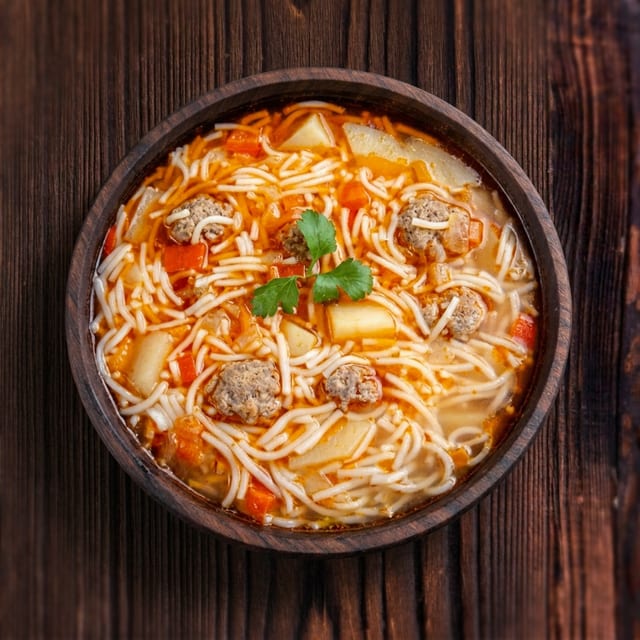 Schezwan Noodle Manchurian Gravy.