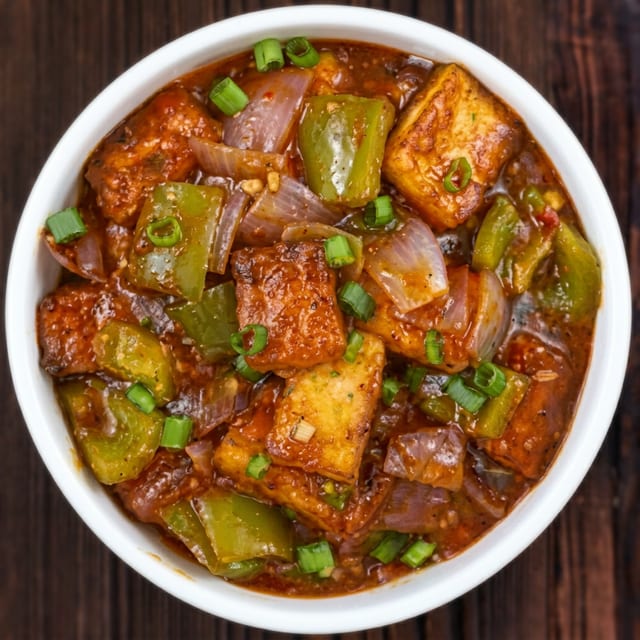 Paneer Chilli Gravy.