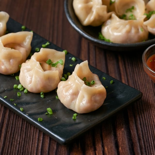 Chicken Tossed Chili Momo.