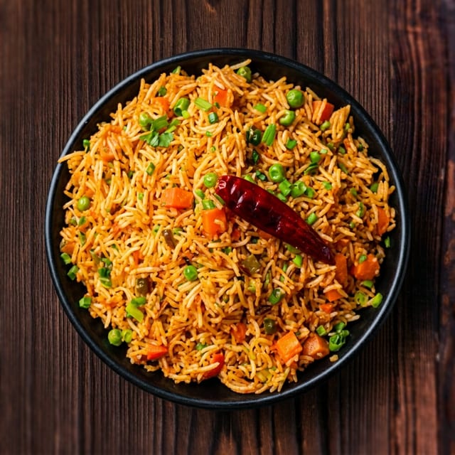 Schezwan Rice.