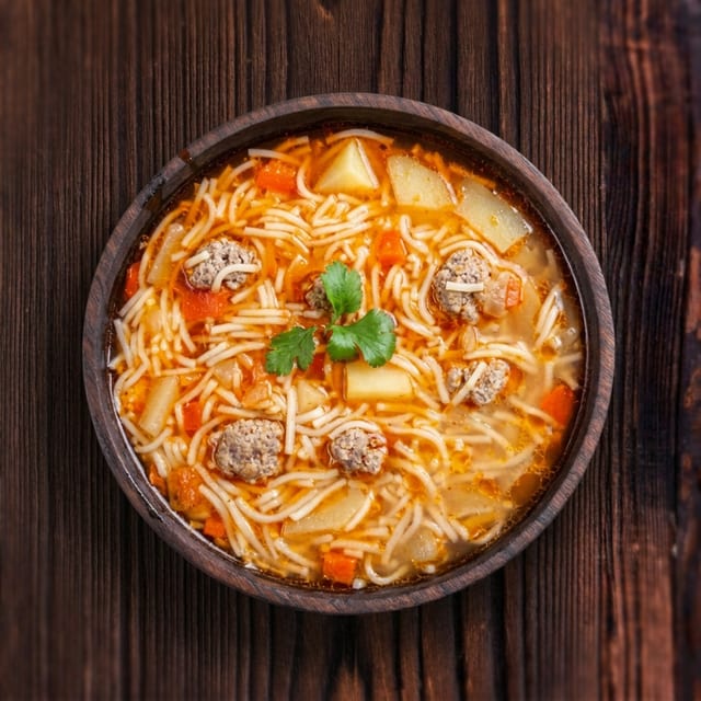 Chilli Garlic Noodle Manchurian Gravy.